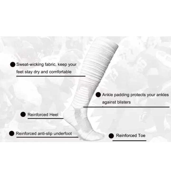 2%20Pieces%20Football%20Socks%20for%20Men%20Women%20Adults%20Pile%20Socks%20American%20Football%20Extra%20Long%20Stockings%20Outdoor%20Sports%20Accessories%20-%20Image%203