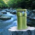 Portable Water Filter Camping Water Filtration System Water Purification for Travel Outdoor. 