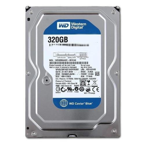 Western Digital Wd 320 Gb Desktop Sata Hard Disk Drive, Memory Size: 320gb