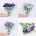 Artificial Lavender Bouquet   Flower Bouquet Home Wedding Garden Decor UV Resistant Bouquet In/outdoor Bouquet. 