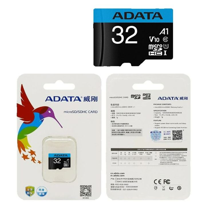 ADATA Micro SD Cards 32GB - memory card- chip Flash Card Class 10 TF Card Up to 100MB/s U1 UHS-I V10 TF Microsd for Cellphone PC 4 orders