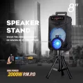NDR P44 P55 P66 Outdoor Karaoke Parlantes 8 inch Trolley Party Portable Bluetooth Speaker With Led Display Woofer Speaker | INeedz NDR P55. 