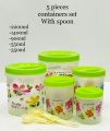 05 PCS Containers Set Kitchen Storage Containers. 