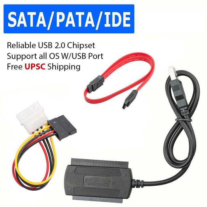 SATA/PATA/IDE to USB Adapter Converter Cable for Hard Drive
