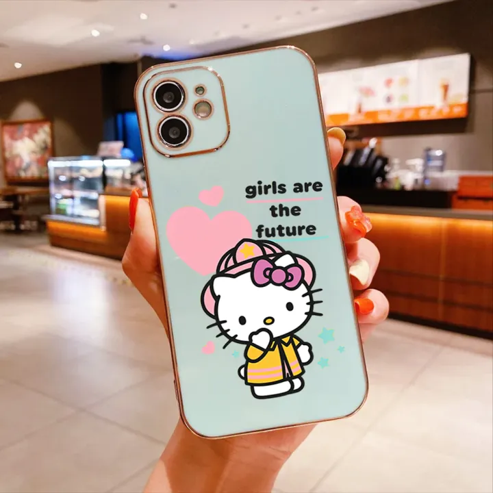 DuBaiNi%20For%20Samsung%20Galaxy%20A23%20Creative%20Electroplated%20TPU%20Straight%20Edge%20Printing%20KT%20Cat%20Soft/Hard%20Innovative%20Design%20Fashion%20Brand%20Temperament%20Anti%20slip%20and%20Anti%20drop%20Phone%20Case%20-%20Image%205