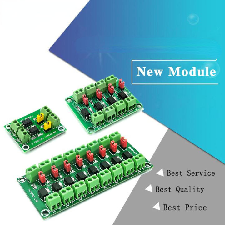 PC817 2 4 8 Channel Optocoupler Isolation Board Voltage Converter Adapter Module 3.6-30V Driver Photoelectric Isolated Module