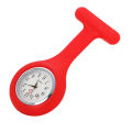 【FOOT SOFA】New Small And Exquisite Silicone Pocket Watch With Brooch Fixed Watch Strap And Free Battery Nurse Pocket Watch Reloj Mujer. 