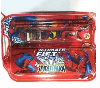 Spider%20man%20stationery%20Box%20Set%20pencil%20box%20eraser%20sharpener%20Ruler%20-%20Image%203