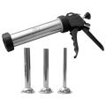 Manual Sausage Meat Fillers Machine for Sausage Meat Stuffer Filler Hand Operated Sausage Machines Funnel Nozzle. 