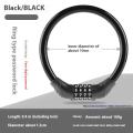 【Fast Delivery 1-4 day】Heavy Duty Steel Cable 4 Digit Combination Lock PVC Coated 12mm Diameter 40cm Length Zinc Alloy Anti Theft Bicycle Motorcycle E Scooter Waterproof Rustproof Portable Security Lock No Key Needed. 