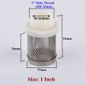 1/2"-4" 304 Stainless Steel Filter Screen Agricultural Water Saving Irrigation Filter Aquarium Fish Water Pump Inlet Filter. 