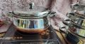 Level Stainless Steel Cookware Set 10pcs Induction Supportable Bottoms. 