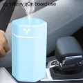 1 Set 260ML USB Humidifier Fine Atomization Continuous/Interval Spray Heavy Fog Colorful Night Light Silent 4.5W Air Diffuser for Home. 