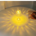 [lowest price] ins crystal small table lamp LED diamond night light bedroom bedside atmosphere light transparent acrylic warm light. 