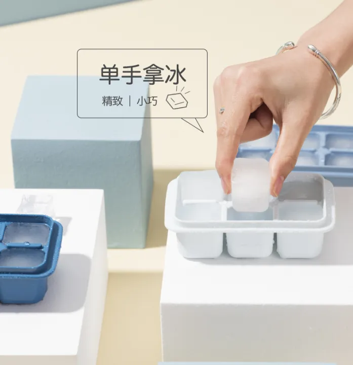 1%20Pc%20Ice%20Cube%20Tray%20With%20Lid%20Square%20Shape%20Cubes%20Mould%20Mold%20Maker%20Storage%20Container%20Drinks%20Beverage%20Fridge%20Tool%20-%20Image%205