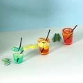 Mini Drinks Model Pretend Play Simulation Food Dollhouse Accessories Kitchen Tool Model Miniature Fruit Tea Cup. 