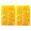 500+ Plastic BB Bullets for Toy Guns - 6mm Yellow Plastic Reusable Bullets Pack by ZinZen. 