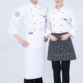 Cook Uniform Double-breasted Plus Size Long Sleeves Cook Uniform. 
