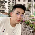 OQ BOGA 4 Colors Unisex Fashion Metal Full Rim Eye Protection Radiation Protection Computer Glasses Women Men Oval Frame Anti Blue Light Eyewear. 