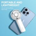 Portable Electric fan Orashare HF01 Portable Mini Fan USB Rechargeable Small Electric Handy Fans. 