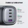 UGREEN UK Plug GaN 100W 65W PD Charger Fast charging for Macbook iPad Pro/Air/Mini, iPhone 12/12 Pro/12 Pro Max/12 mini, iPhone 11/11 Pro/11 Pro Max, iPhone XS/XS Max, iPhone 8, Huawei, Samsung, Xiaomi. 