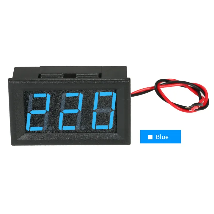 Produktbild von 2-Draht Digital Voltmeter DC5V–120V LED 0,56 Zoll – Für E-Auto & Co., Rot