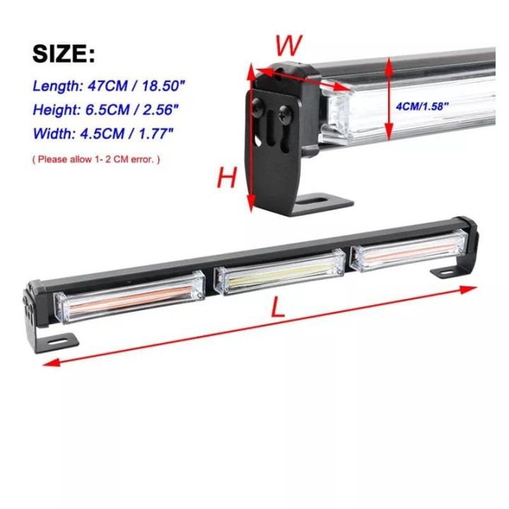 Car%20LED%20COB%20Car%20Emergency%20flash%20Vip%20light%20Bar%20Vehicle%20Traffic%20Signal%20Warning%20Strobe%20Light%20bar%207%20Flash%20Modes%2012V%20Red%20Blue%20Amber%20-%20Image%205