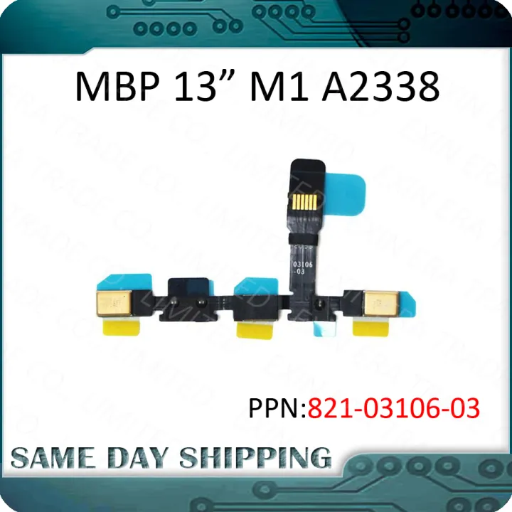 New 821-03106-03 For Macbook Pro 13.3'' M1 A2338 Mic. Microphone Flex ...