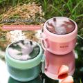 [new] Portable Stainless Steel Soup Cup Lunch Box Food Containers Cute Shape Vacuum Flasks Thermo Cup Microwave Heating With Spoon. 