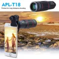 APEXEL 18X Telescope Zoom Lens Monocular Mobile Phone Camera Lens for IPhone Samsung Smartphones for Camping. 