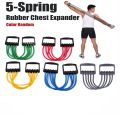 5-Spring Rubber Chest Expander / Rubber Chest Expander 5 Spring. 