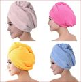 Microfiber Fast Dry Bathing Towel Cap Women Shower Caps Hair Magic Drying Bathing Towel Cap Wrap Hat Bathroom Products. 