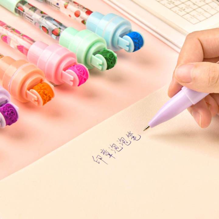 5%20In%201%20Cute%20Seal%20Ballpoint%20Pen%20Children%20Toys%20Multifunction%20Bubble%20Ballpoint%20Pen%20Gift%20For%20Boys%20Girls%20Roller%20Stamp%20Pen%20With%20Light%20Stylus%20Pen%20Organizer%20Sign%20Pen%20Color%20Pen%20-%20Image%202