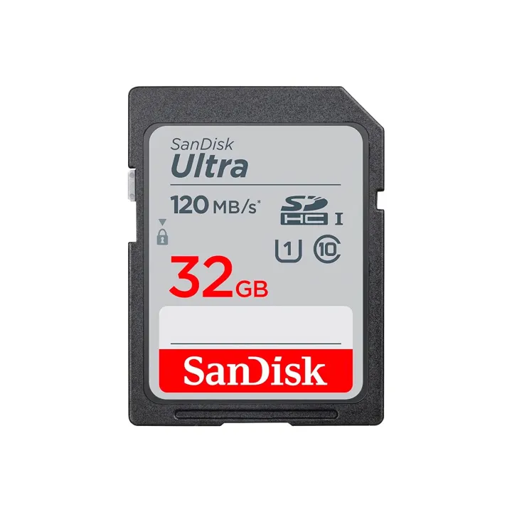 SanDisk Ultra 32GB SD Card (120Mb/s)