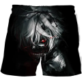 Otakuen Tokyo Ghoul 3D Printed Moon Ghoul Kaneki Ken Cool Anime Shorts Pants Men Women Chilren Beach Short Pants Swimming Trunks. 
