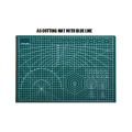 (EXTRA THICK) WJS Top Premium Extra Thick Cutting Mat With Blue Line Cut Pad Board Self Healing Cutting Mats Table Cloth Table Cover A1 A2 A3 A4 A5 Cutting Board MULTIPLE SIZE (FREE RM 50 VOUCHER). 