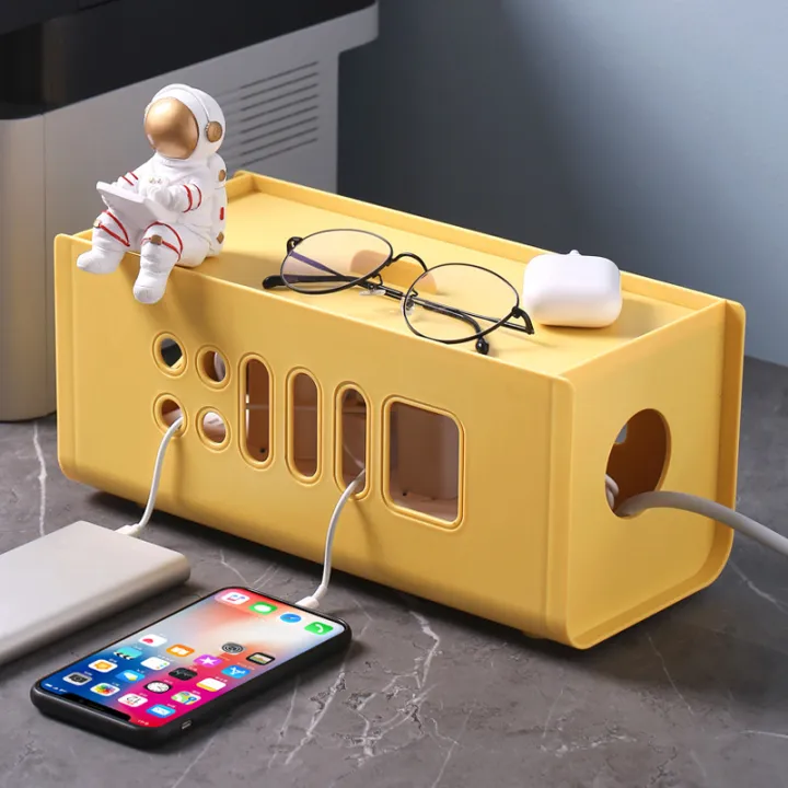 Plastic Power Strip Cable Organizer Box Power Strip Cable Box Cable ...