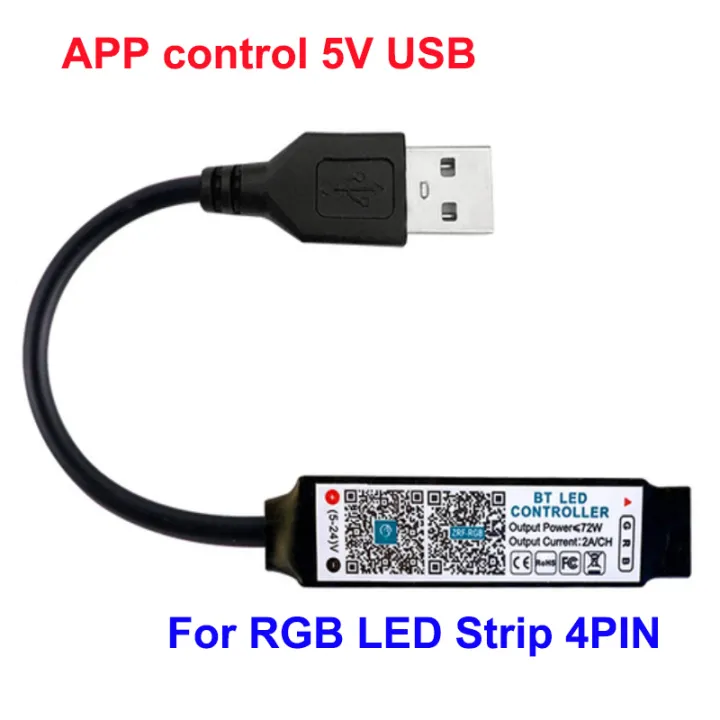 Tuya%20Ws2812b%20Ws2811%20Bluetooth%20Music%20Rgb%20Led%20Pixels%20Controller%20With%20Mic%20Remote%20For%20Ws2812%20Sk6812%20Addressable%20Strip%20Dc5-24v%20-%20Image%204