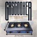 Taiko Gas Cooker with Nonstick (Black or Brown ) and Two Cosmo Burner. 