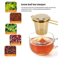 Tea Leaf Tea Strainer Golden Barrel Tea Strainer Kung Fu Tea Set. 