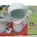 Ceramic Tea Cup Set 6Pcs. 
