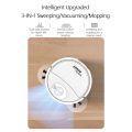 (Black)Household Sweeping Robot Low Noise Sweeping Vacuum Cleaner Cleaning Brush Fiber Mop Hair Quick Cleaning. 