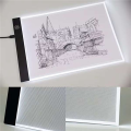 A4 Children Drawing Board 3 Level Adjustable Brightness Light Notebook LED Drawing Copying Table. 