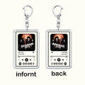Popular Tokio Hotel Music Keychains for Women Man Accessories Bag Tom Bill Kaulitz Song Playlist Code Keying Jewelry Fans Gifts. 