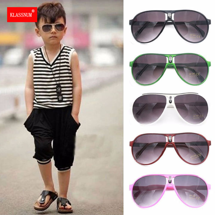 AI- ids Sunglasses Child o s Shades aby gles lasses or ulti Frames etro Children Sun lasses la ink