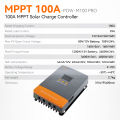 PowMr 100A MPPT Solar Charger Controller 12V-48V Auto Blacklight LCD Regulator Max PV Input 160VDC Support Lifepo4 Battery Can Parallel Up to 12 Units. 