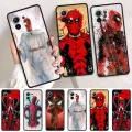 [Etpv] Black anti-hero Deadpool backpack for Xiaomi mi 12 11 Lite 5g NE 10 Pro 9t a2plus 11T 13Ultra 10S 10t silicon phone k40s ☆. 