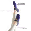 Mirage Yoga Short Socks Breathable Backless Non-slip Five Finger Socks. 