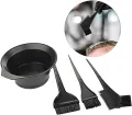Hair Dye Color Brush and Bowl Set 4PCS Hair Color Brush Mixing Bowl Kit Hair Salon Dyeing Perming Tools for Hair Tint Dying. 