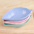 1/4/10pcs Sauce Dishes Leaves Shape Wheat Fiber Bowl Vinegar Seasoning Solid Soybean Dish Sauce Salt Snack Small Plate Kitchen Tool. 